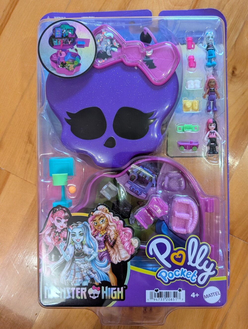 Monster High x Polly Pocket Playset